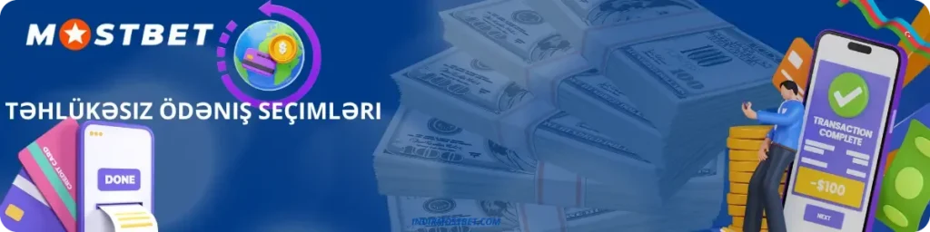 MostBet tətbiqində təhlükəsiz ödəniş seçimləri